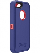 Iphone 5/5s Otterbox Defender Case- Blue Pink