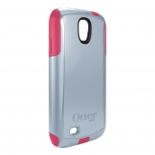 Otter Box Commuter For Galaxy S 4 - Powder Gray Pink