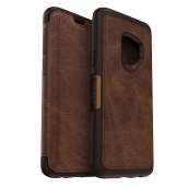Samsung Galaxy S9 Otterbox Strada Leather Folio Wallet Case - Espresso (dark Brown And Worn Brown Leather)