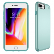 Apple Iphone 6 Plus / Iphone 6s Plus / Iphone 7 Plus / Iphone 8 Plus Speck Products Presidio Metallic Case - Peppermint Green Metallic And Jewel Teal