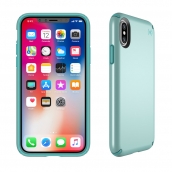 Apple Iphone X Speck Products Presidio Metallic Case - Peppermint Green Metallic And Jewel Teal