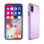 Apple Iphone X Speck Products Presidio Metallic Case - Taro Purple Metallic And Haze Purple