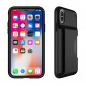 Speck - Presidio Wallet Case For Apple Iphone X - Black