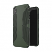Speck - Presidio Grip Case For Apple Iphone Xs Max - Dusty Green And Brunswick Black