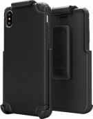Base Rugged Armor Pro Tech Protective Case With Holster For Iphone Xs Max - Black
