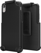 Base Rugged Armor Pro Tech Protective Case With Holster For Iphone Xr - Black