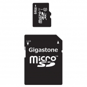Gigastone - Microsdxc Memory Card 64gb - Black