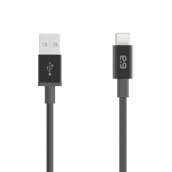 Puregear Braided Usb To Type C 10ft - Black