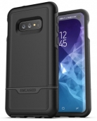 Rebel Series - Protective Dual Layer Impact Armor For Galaxy S10 - Black