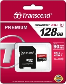 Transcend Class 10 128gb Micro Sd Xci With Sd Adapter
