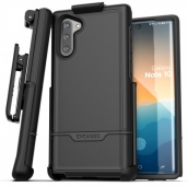 Rebel Series-protective Dual Layer Impact Armor With Holster For Samsung Galaxy Note 10-black