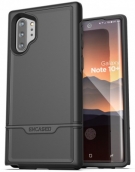 Rebel Series-protective Dual Layer Impact Armor For Samsung Galaxy Note 10 Plus - Black