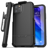 Rebel Series-protective Dual Layer Impact Armor With Holster For Iphone 11 Pro Max (6.5)