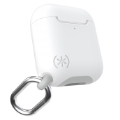 Speck - Presidio Pro Case For Apple Airpods - White And Marble Gray