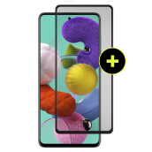 Gadget Guard - Black Ice Plus Glass Screen Protector For Samsung Galaxy A51 - Clear