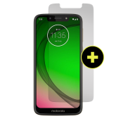 Gadget Guard - Black Ice Plus Glass Screen Protector For Motorola Moto G7 Play - Clear