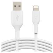 Belkin - Boost Up Charge Usb A To Apple Lightning Cable 10ft - White