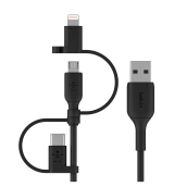Belkin - Boost Charge Universal Cable 3ft - Black