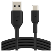 Belkin - Boost Up Charge Usb A To Usb C Cable 10ft - Black