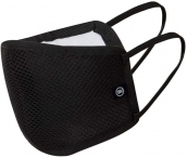 Reusable Multilayer Fabric Face Mask With Air Mesh - Black 