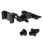Scosche - Universal 3 In 1 Mount Kit Cd / Vent / Dash - Black