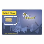 One Sim Sim Card Data & Roam