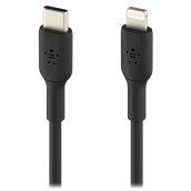 Belkin - Boost Up Charge Usb C To Apple Lightning Cable 3ft - Black
