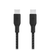Belkin - Braided 100w Usb C 2.0 To Usb C 2.0 Cable 2m - Black