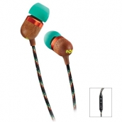 House Of Marley Smile Jamaica In Ear Headphones With Microphone - Rasta